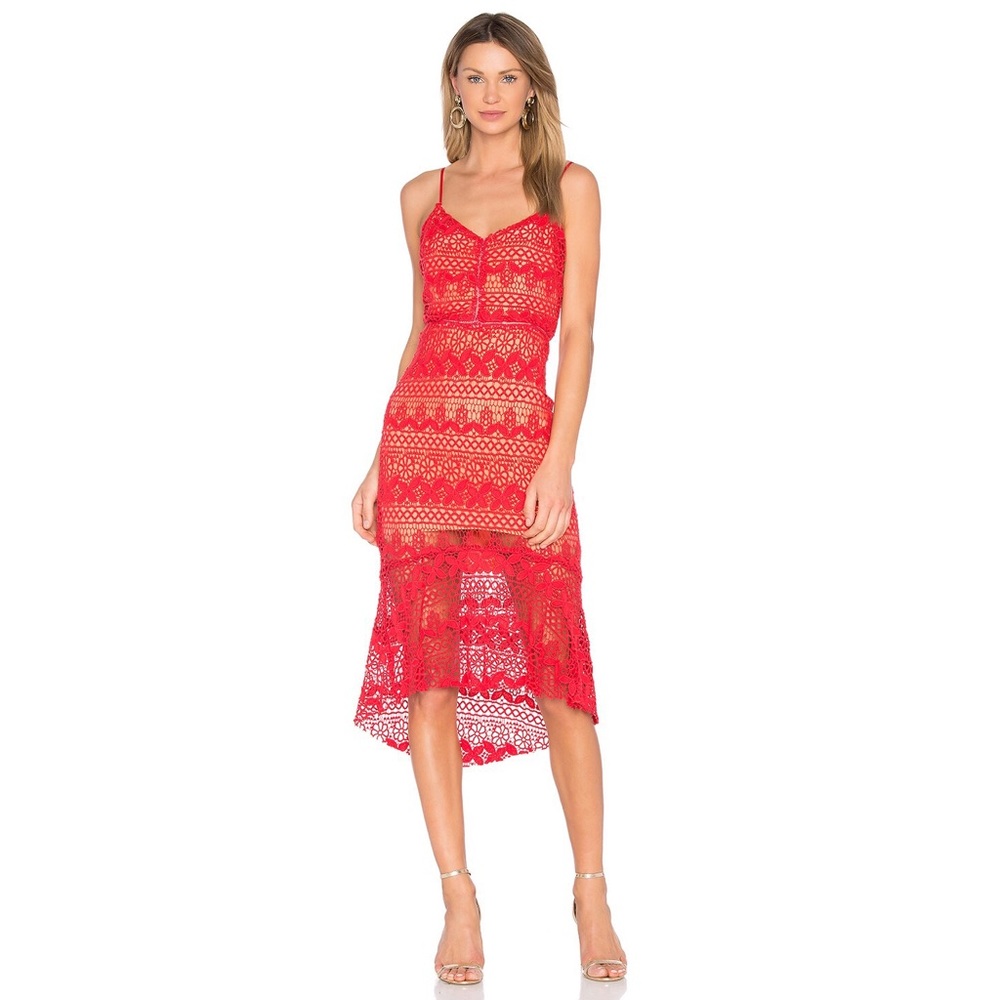 Parker Kane dress, Lava, Size XS